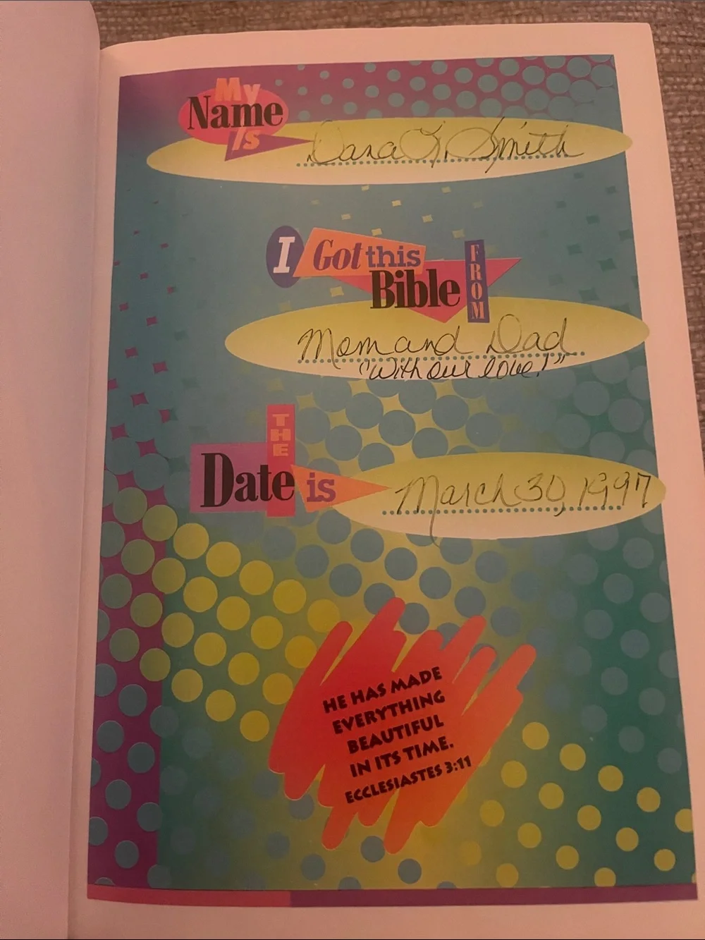 Vintage Teen Study Bible (hardback). NIV